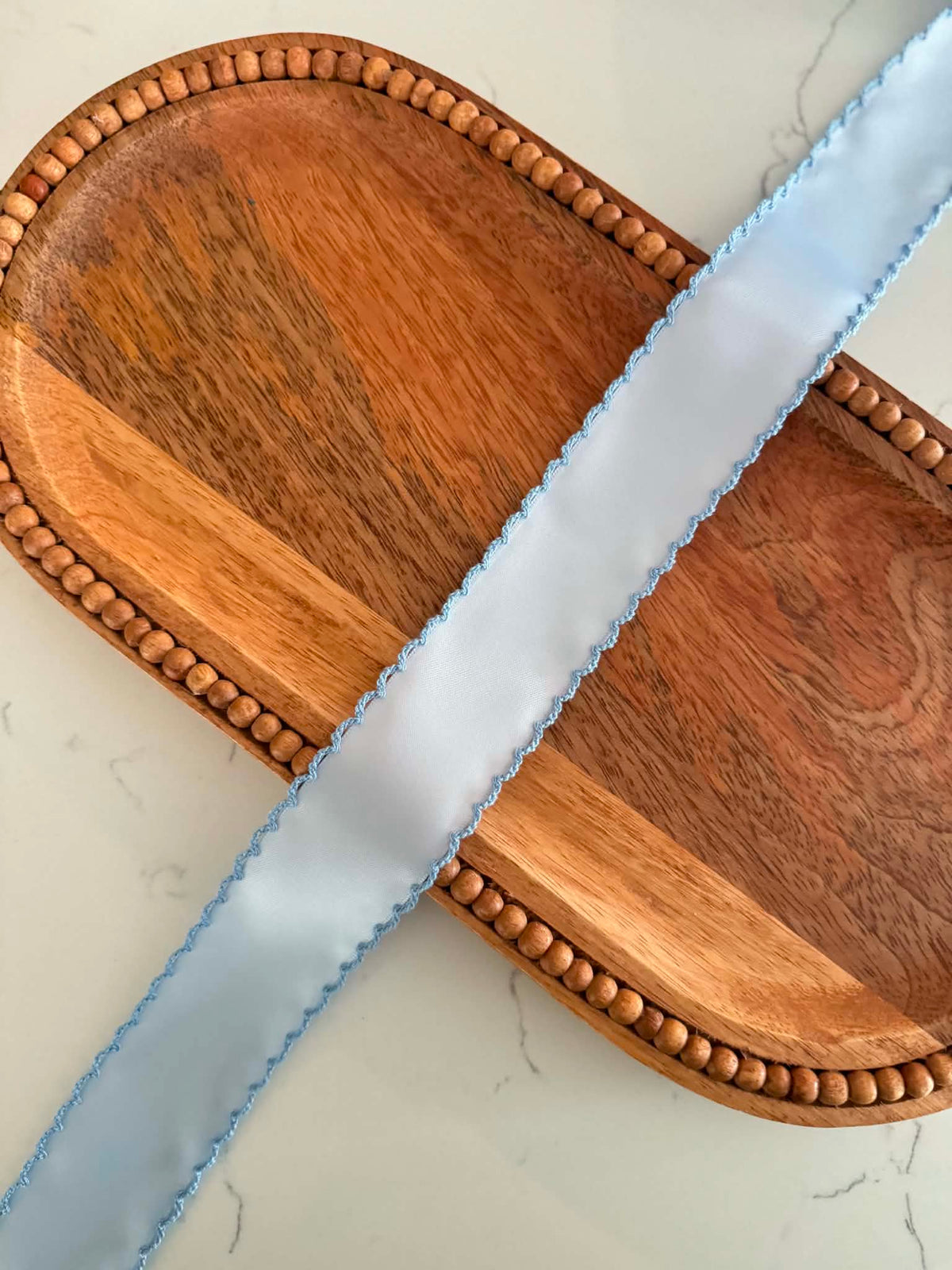 Bluebell/French Blue SATIN Moonstitch - 1.5"