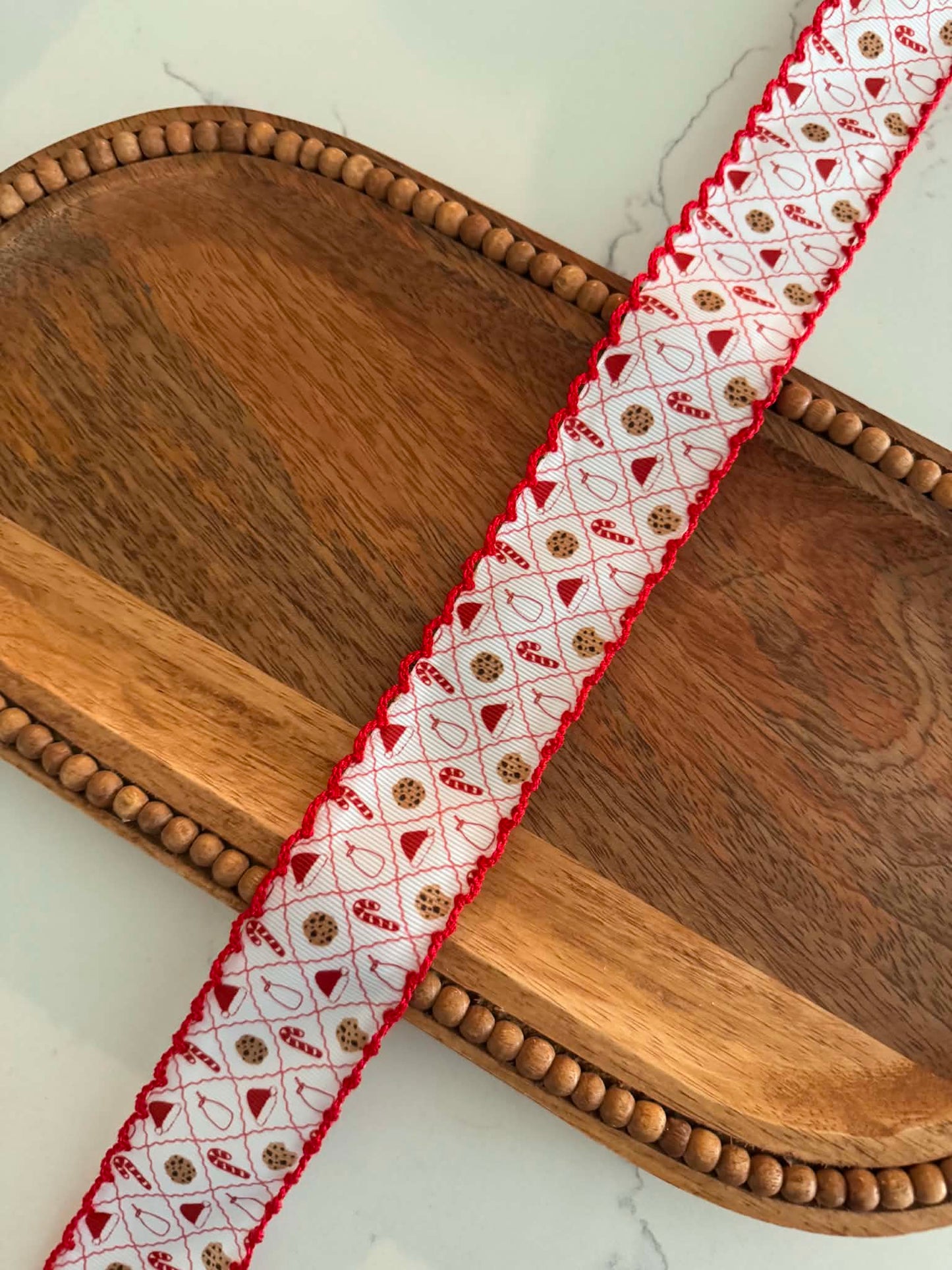 Santas Milk and Cookies PRINTED Moonstitch - 1.5"