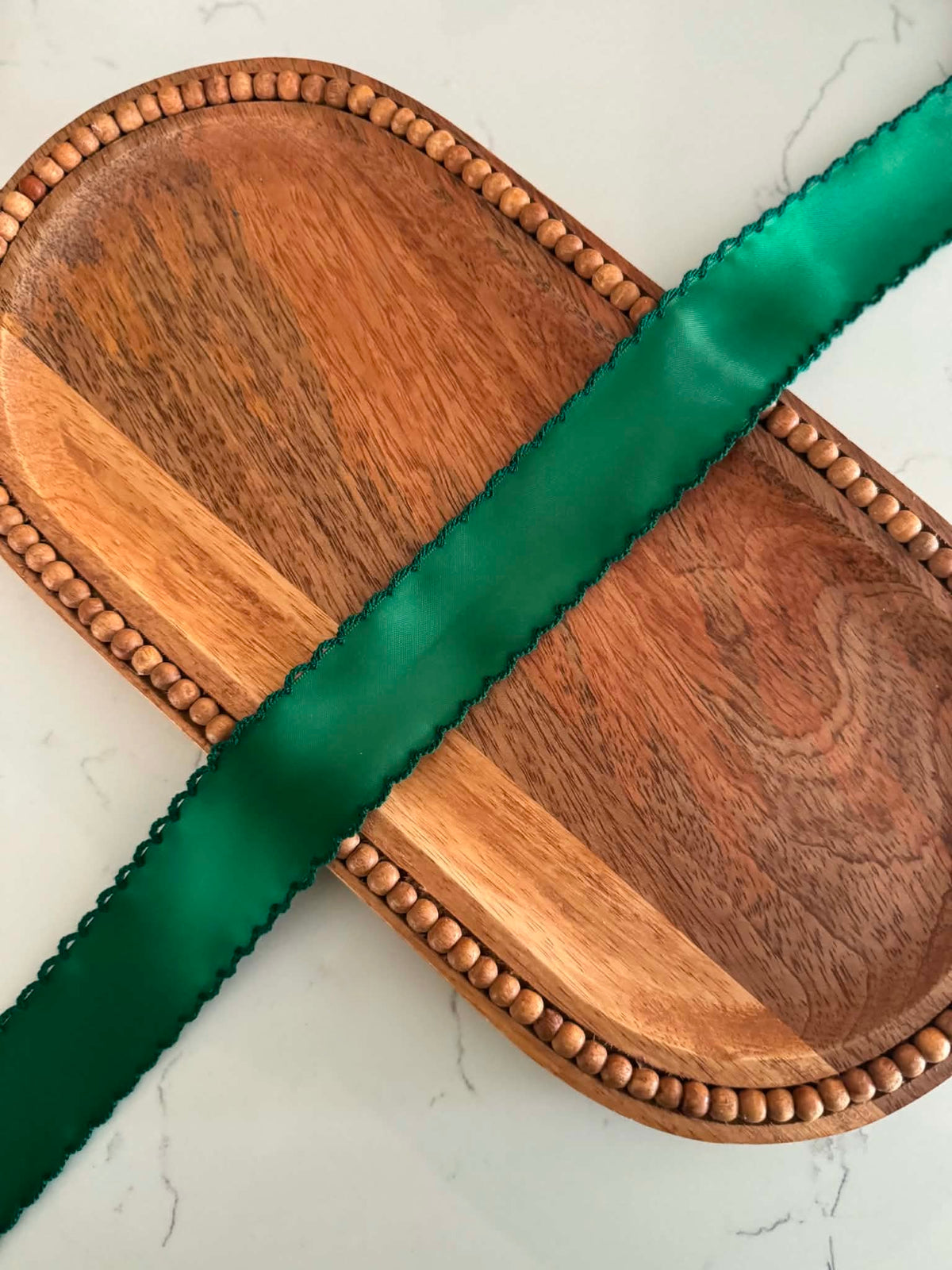 Forest Green/Forest Green SATIN Moonstitch - 1.5"