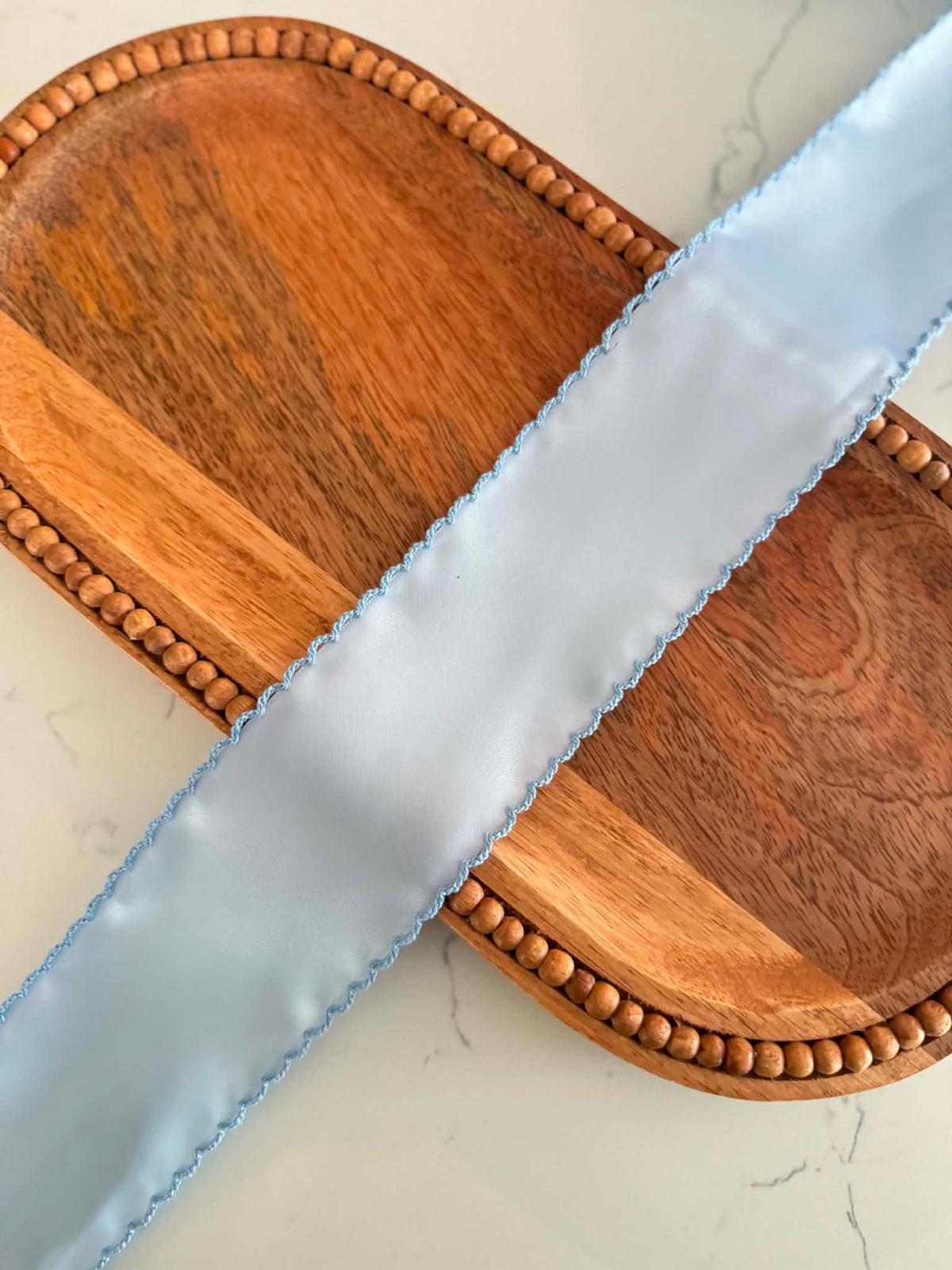Bluebell/French Blue SATIN Moonstitch - 2.5"