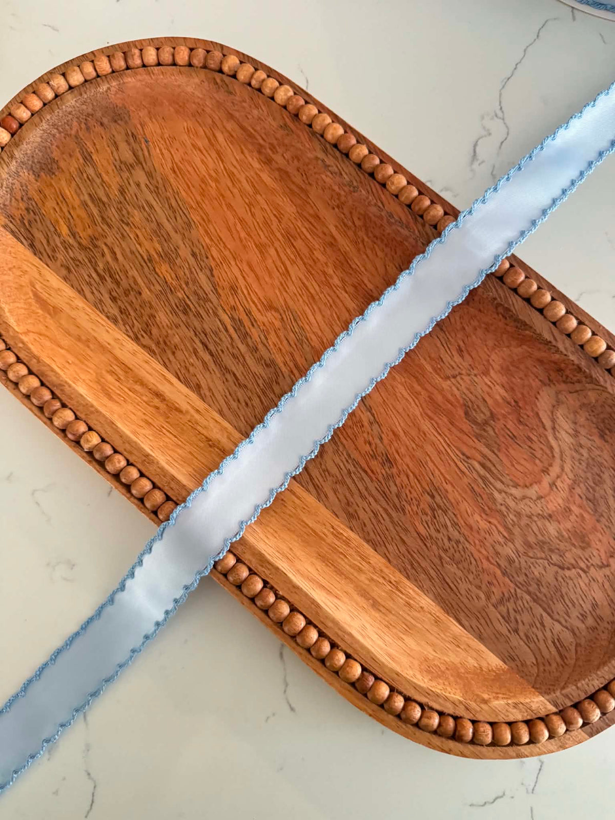 Bluebell/French Blue SATIN Moonstitch - 7/8"