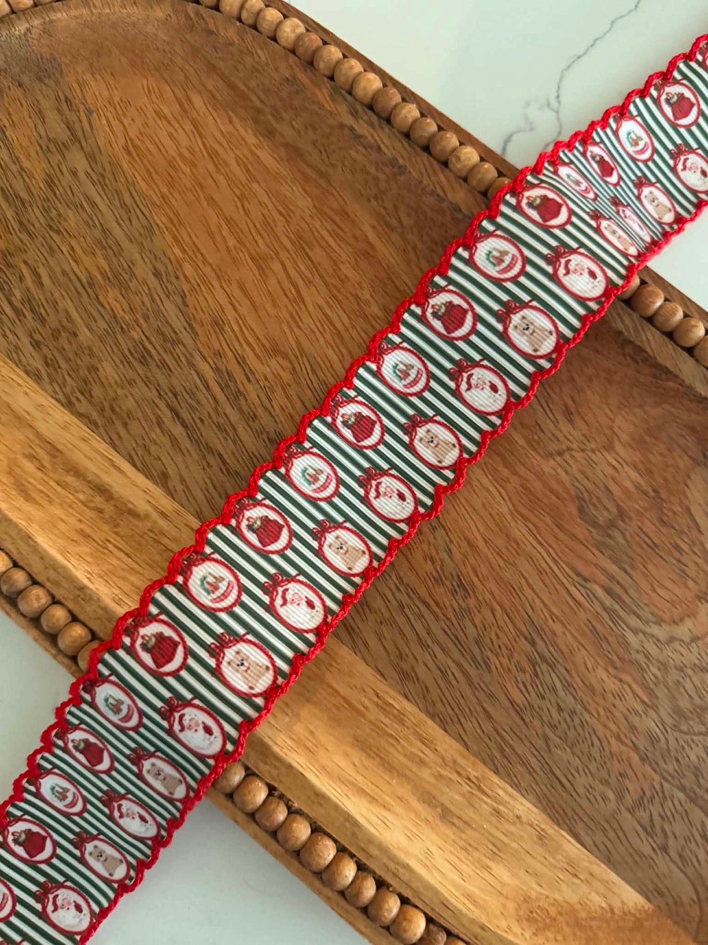 Vintage Christmas PRINTED Moonstitch - 1.5"